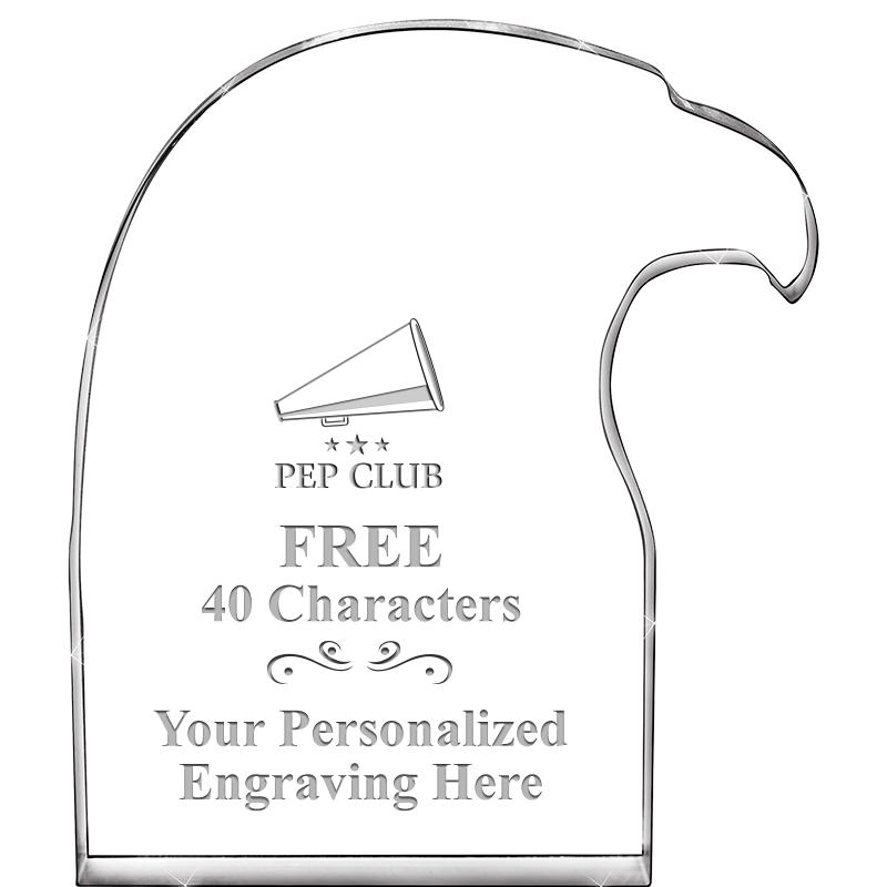 6" EAGLE HEAD ACRYLIC