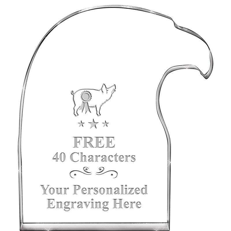 6" EAGLE HEAD ACRYLIC