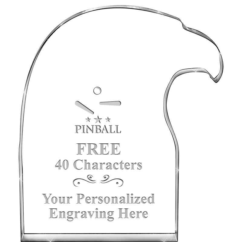 6" EAGLE HEAD ACRYLIC