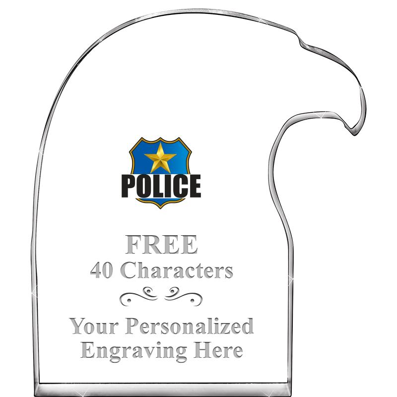 6" EAGLE HEAD ACRYLIC