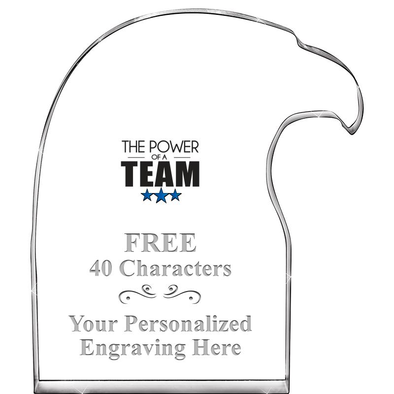 6" EAGLE HEAD ACRYLIC