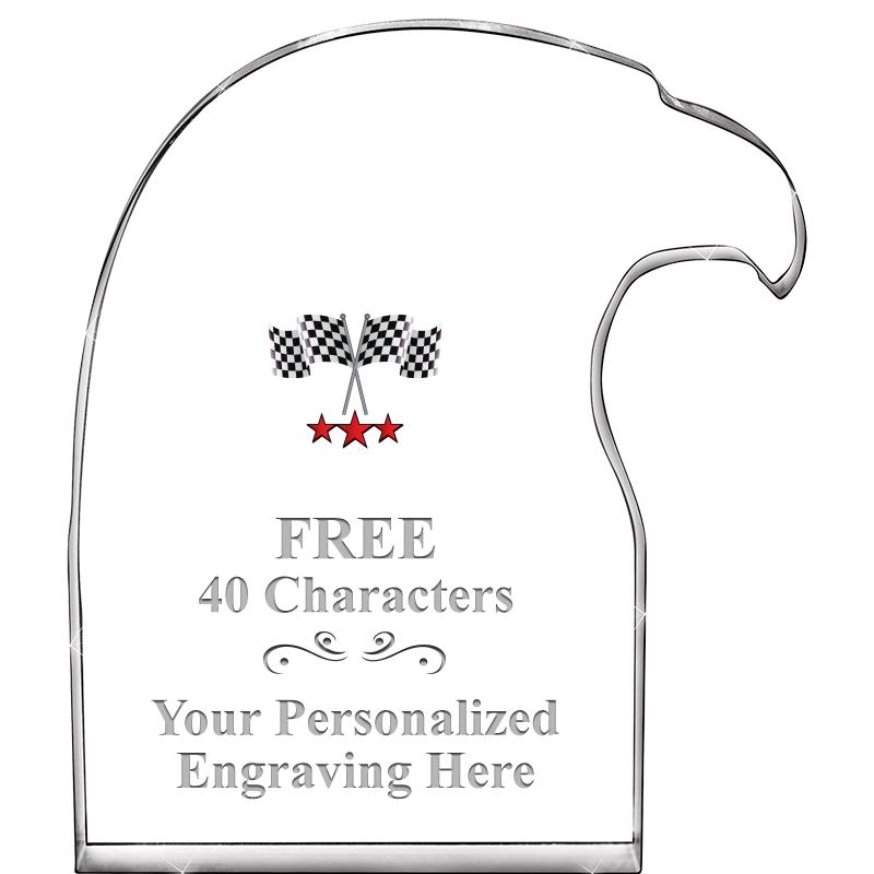 6" EAGLE HEAD ACRYLIC