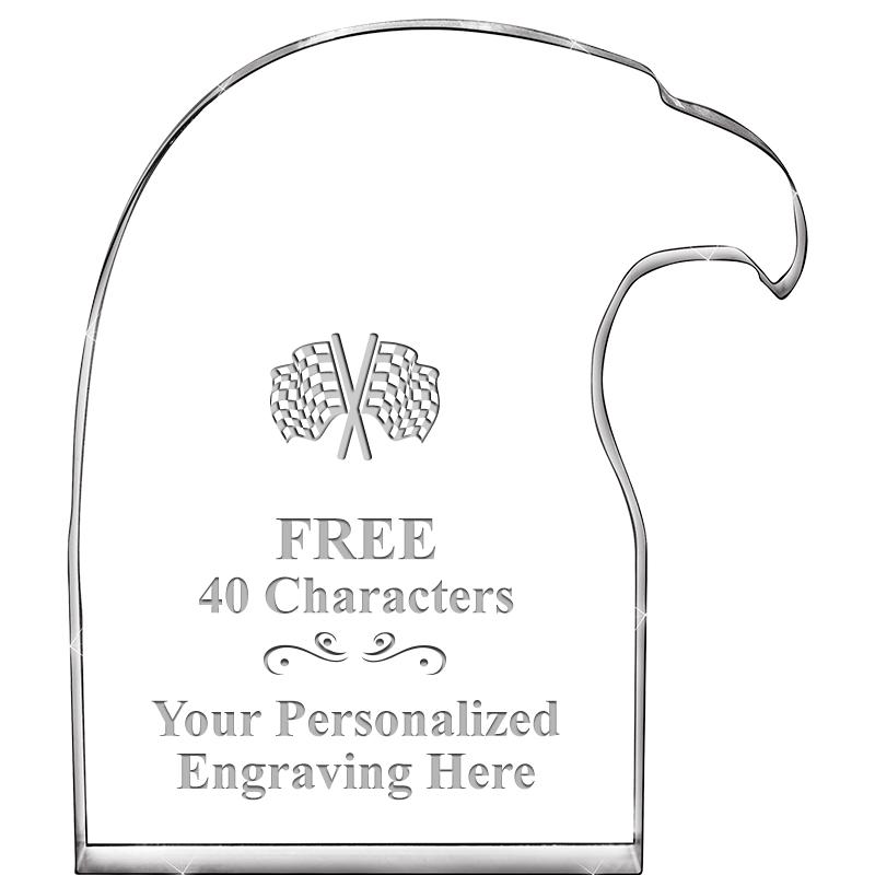 6" EAGLE HEAD ACRYLIC