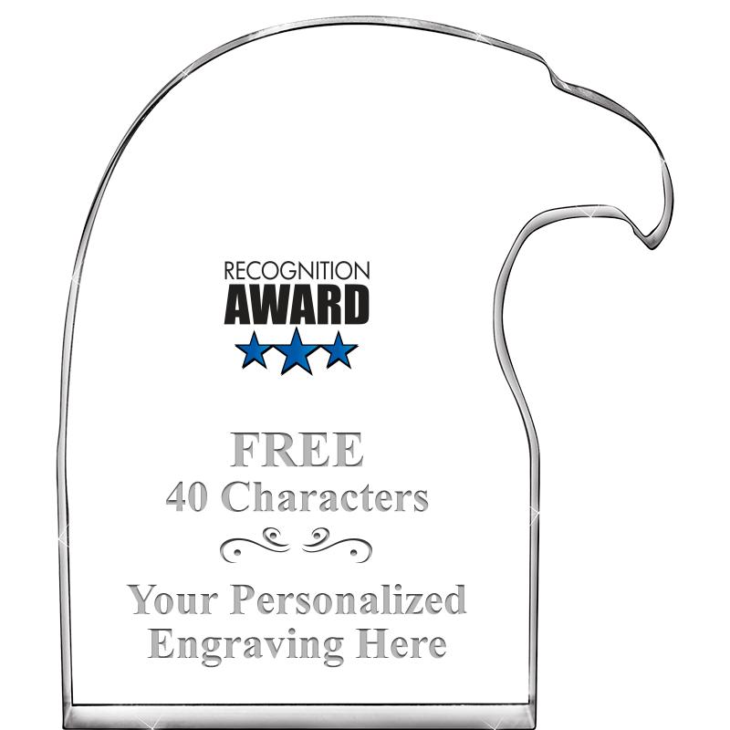 6" EAGLE HEAD ACRYLIC