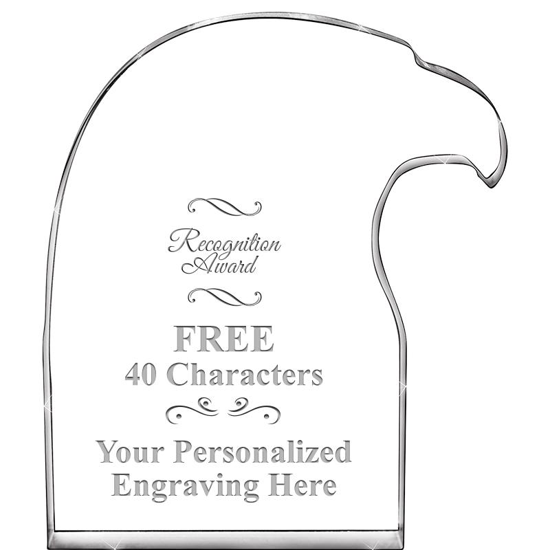 6" EAGLE HEAD ACRYLIC