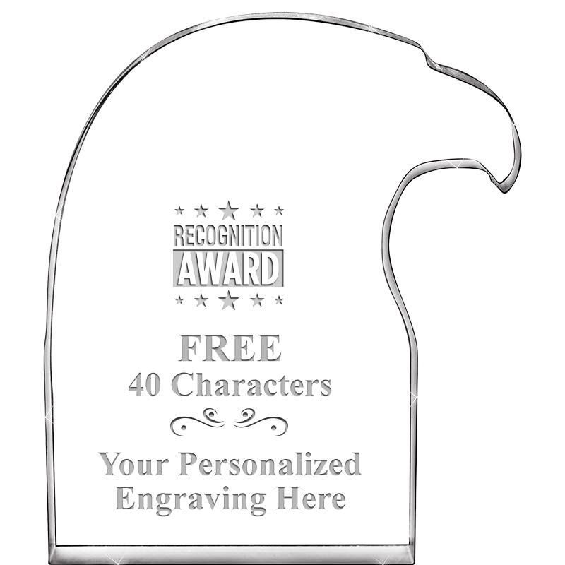 6" EAGLE HEAD ACRYLIC