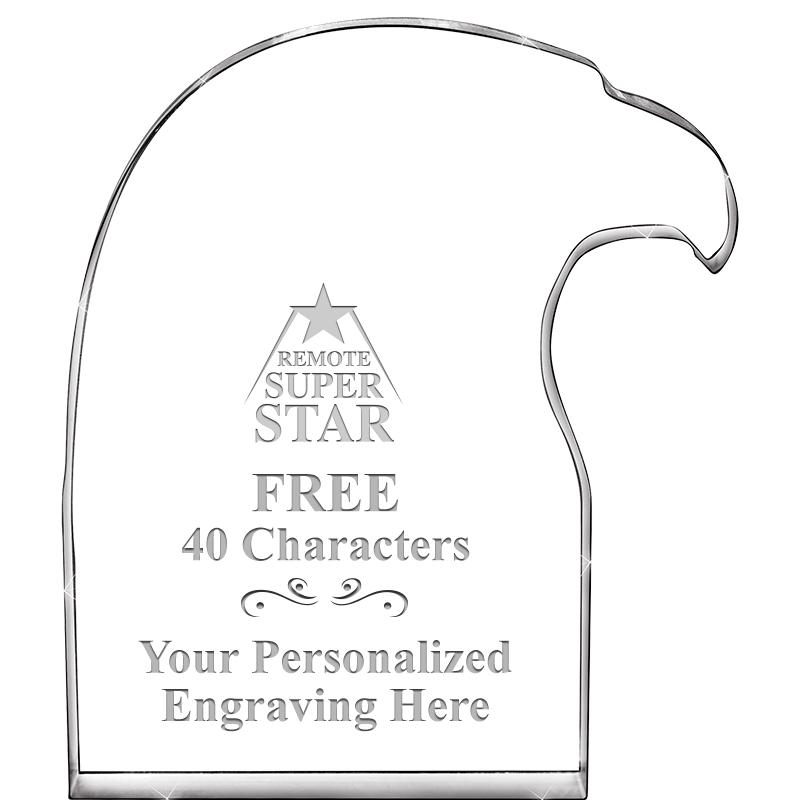 6" EAGLE HEAD ACRYLIC