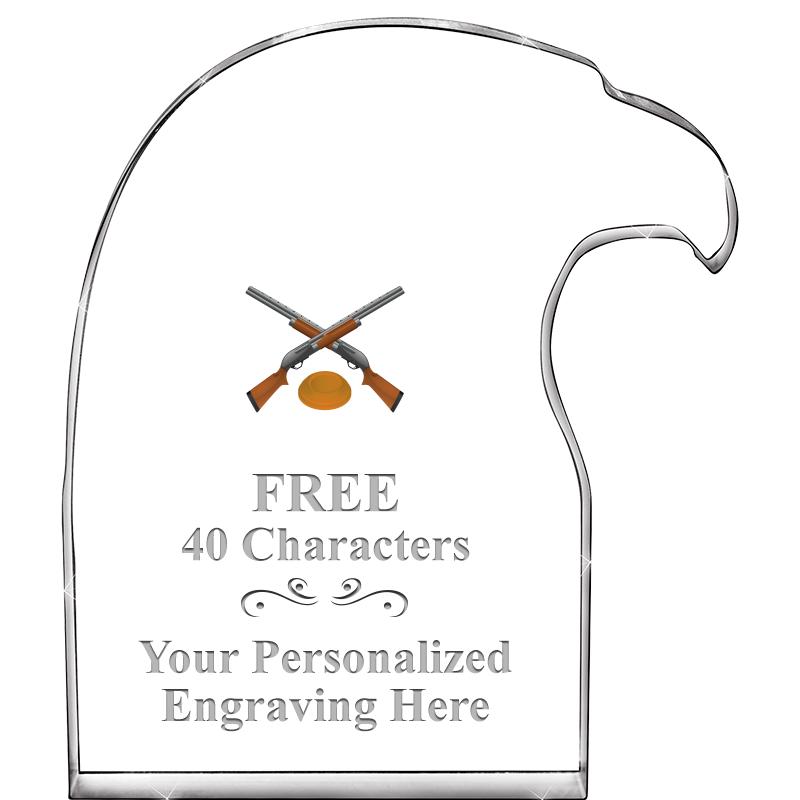 6" EAGLE HEAD ACRYLIC