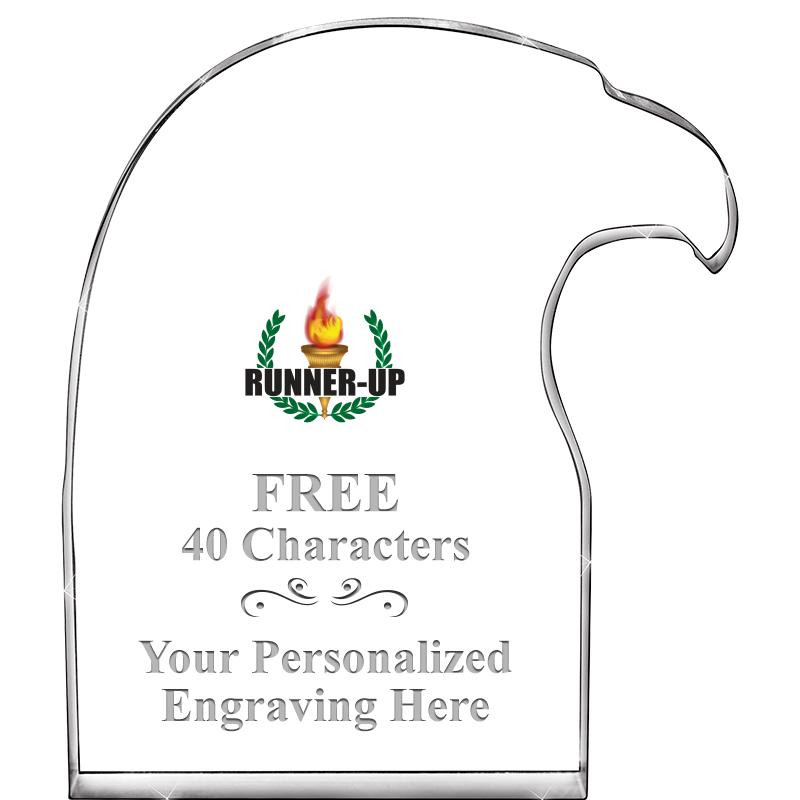 6" EAGLE HEAD ACRYLIC