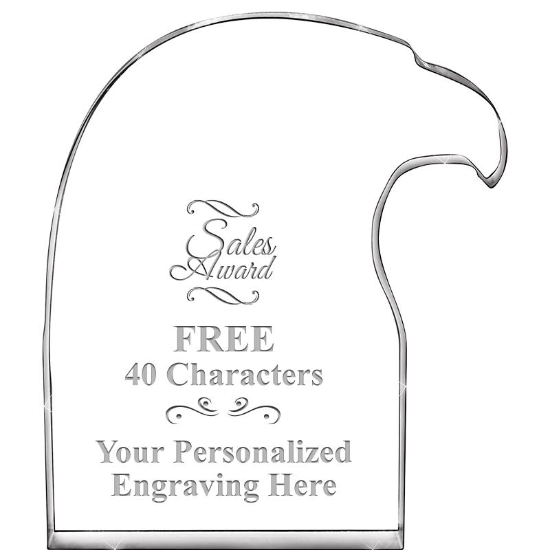 6" EAGLE HEAD ACRYLIC