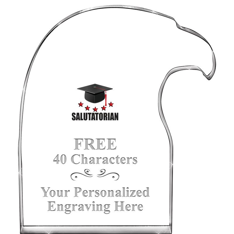 6" EAGLE HEAD ACRYLIC