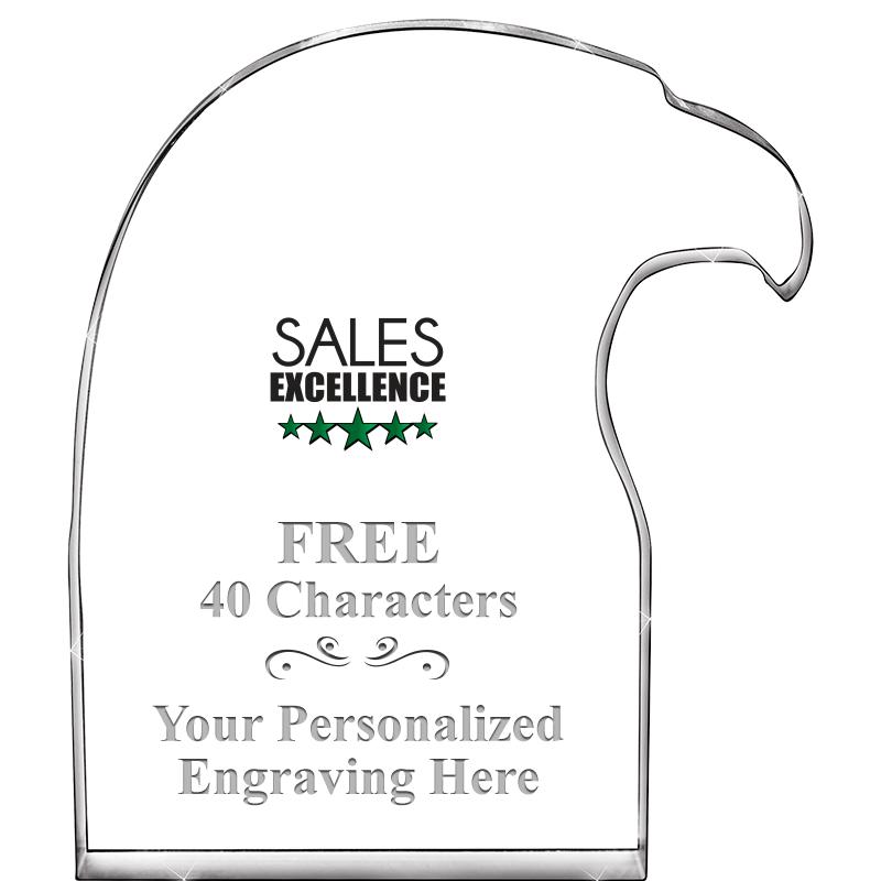 6" EAGLE HEAD ACRYLIC