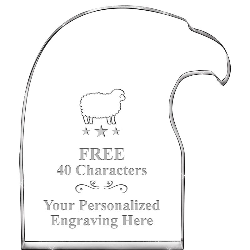 6" EAGLE HEAD ACRYLIC