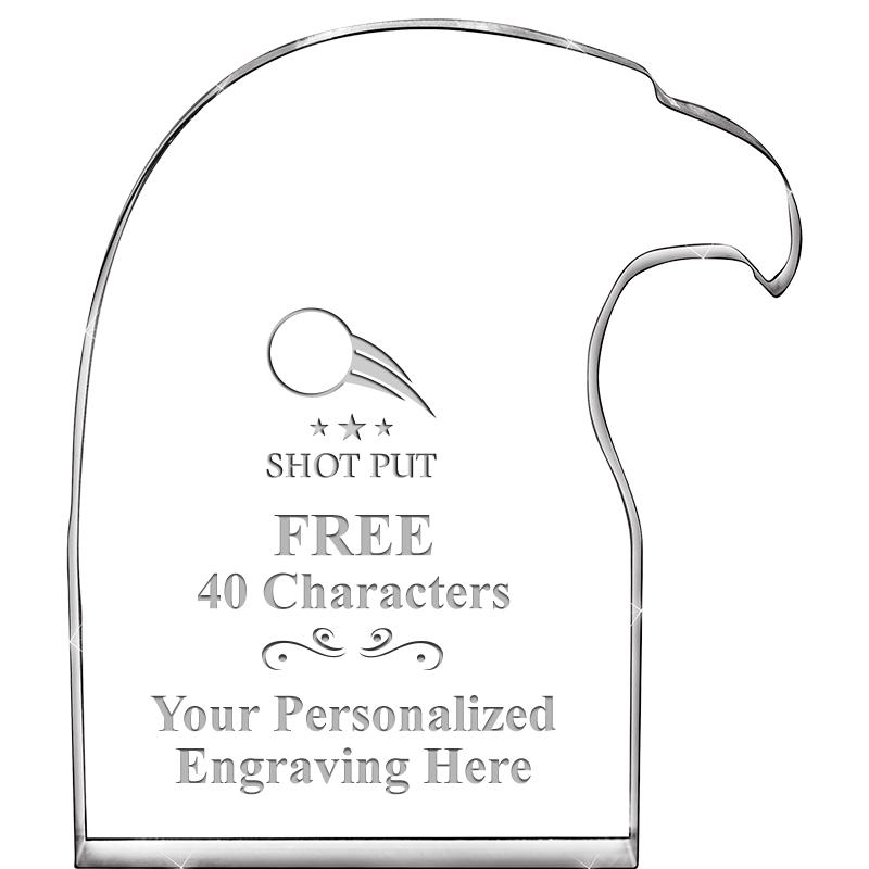 6" EAGLE HEAD ACRYLIC