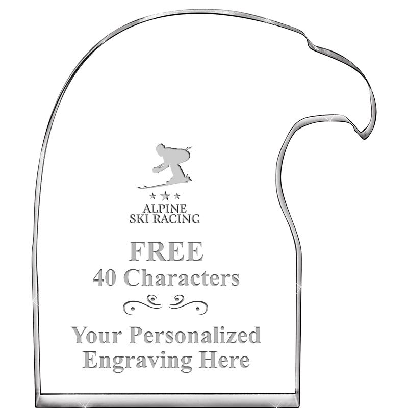 6" EAGLE HEAD ACRYLIC