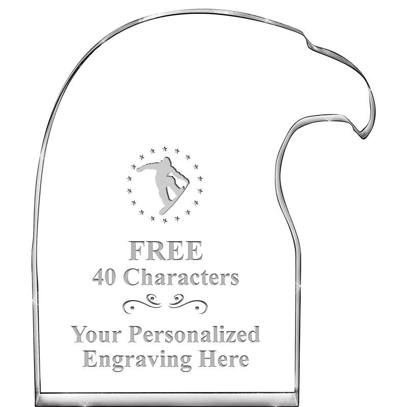 6" EAGLE HEAD ACRYLIC