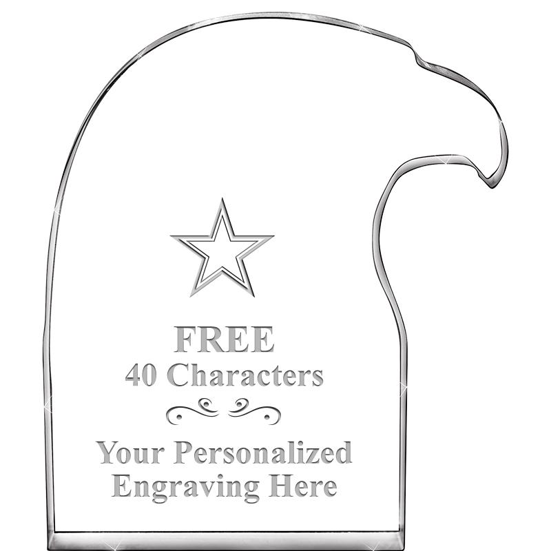 6" EAGLE HEAD ACRYLIC