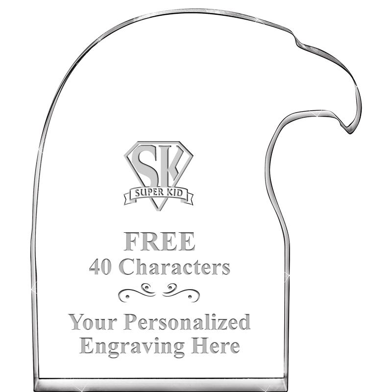 6" EAGLE HEAD ACRYLIC