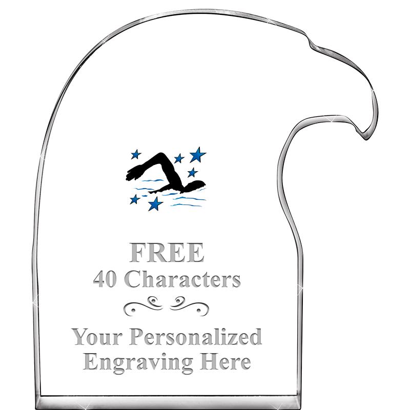 6" EAGLE HEAD ACRYLIC