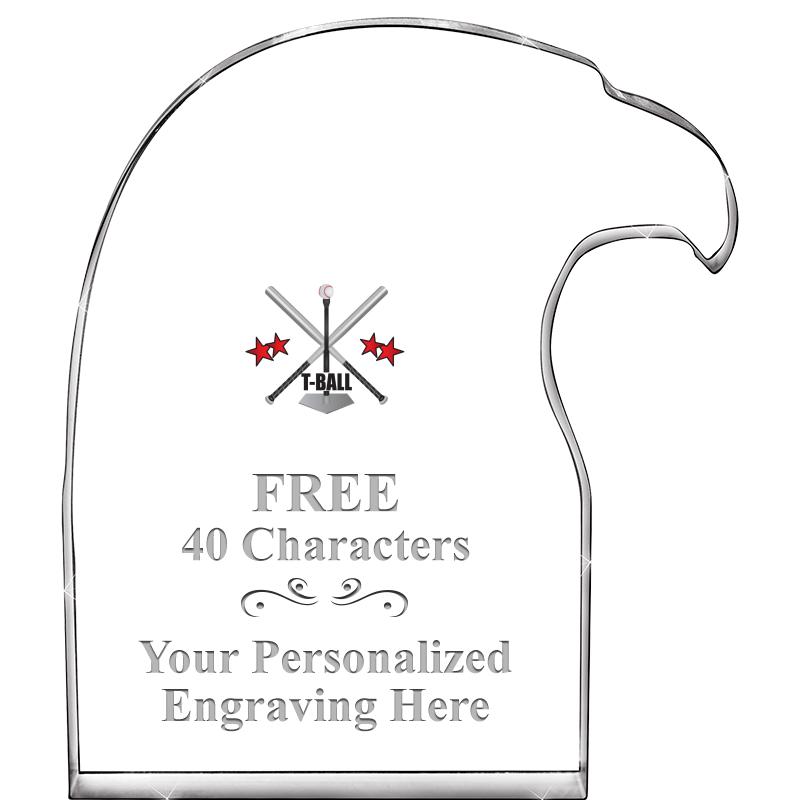 6" EAGLE HEAD ACRYLIC