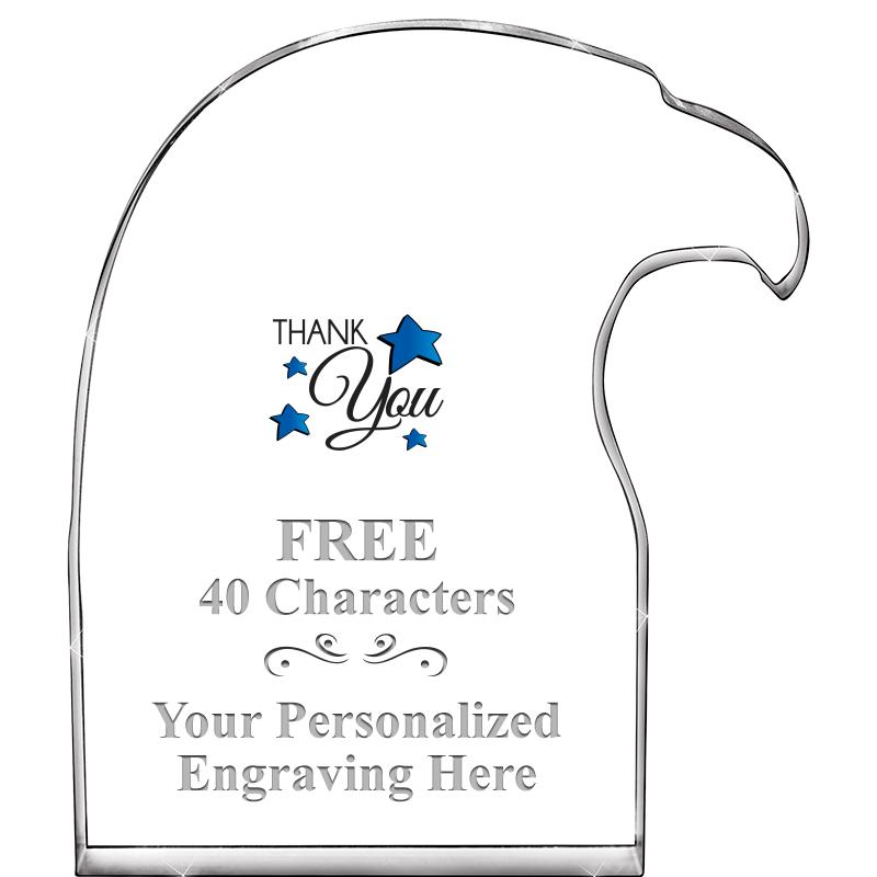 6" EAGLE HEAD ACRYLIC