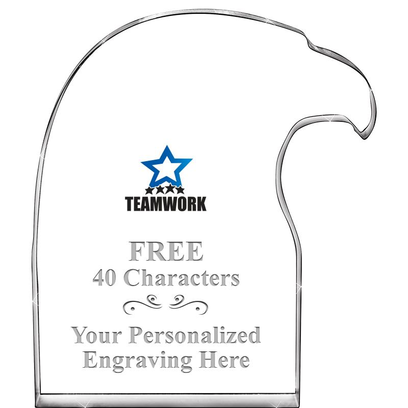 6" EAGLE HEAD ACRYLIC