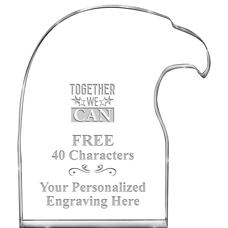 6" EAGLE HEAD ACRYLIC