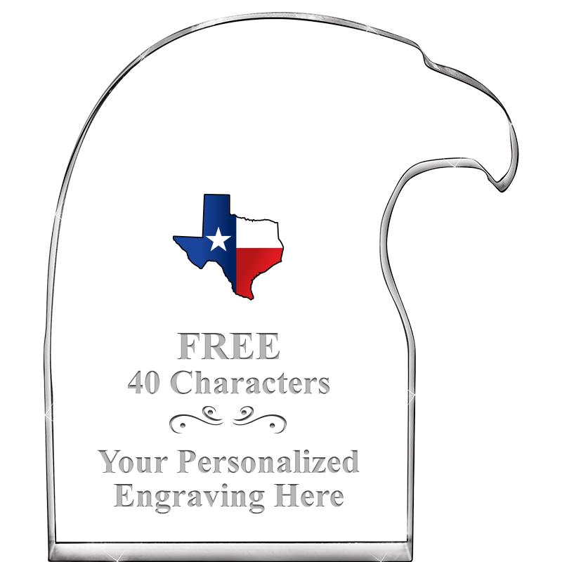 6" EAGLE HEAD ACRYLIC