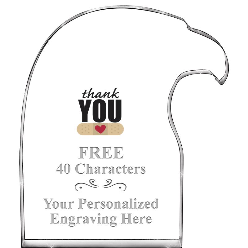 6" EAGLE HEAD ACRYLIC