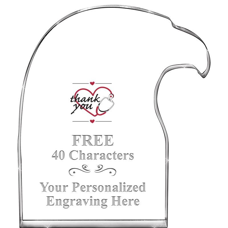 6" EAGLE HEAD ACRYLIC