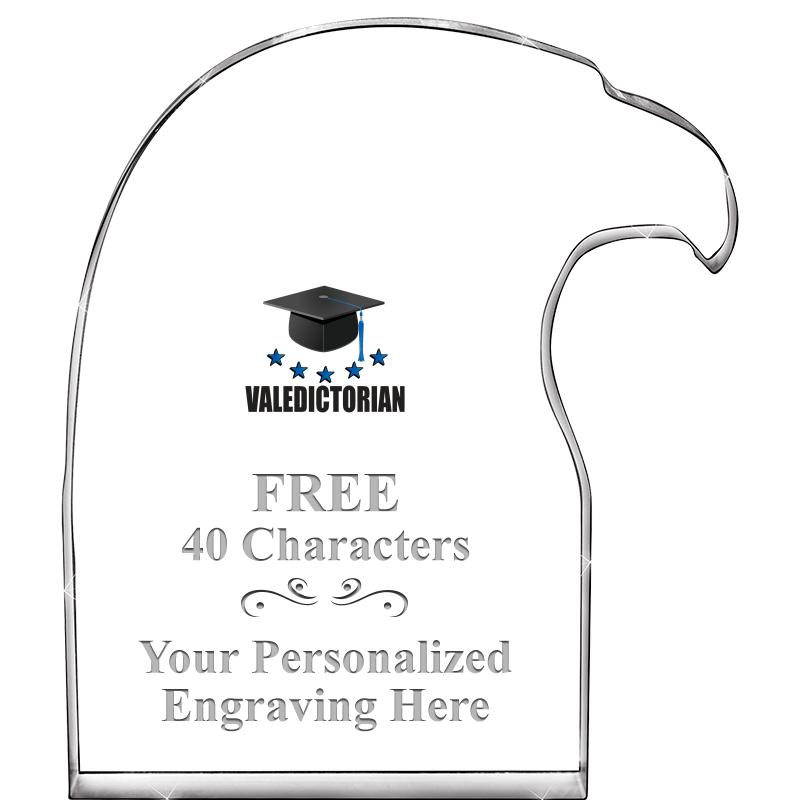 6" EAGLE HEAD ACRYLIC