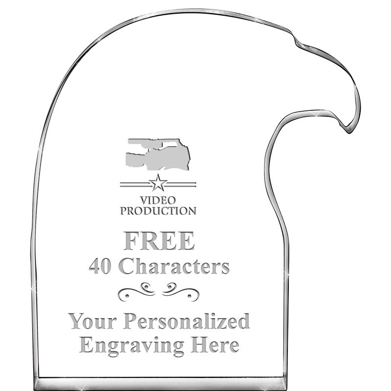 6" EAGLE HEAD ACRYLIC