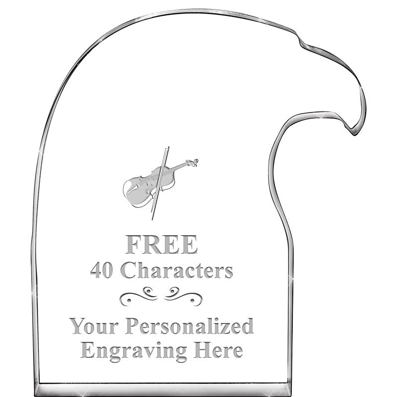 6" EAGLE HEAD ACRYLIC