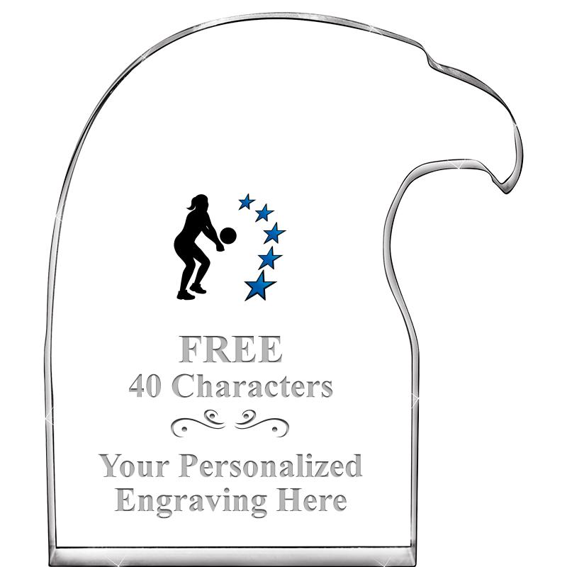 6" EAGLE HEAD ACRYLIC