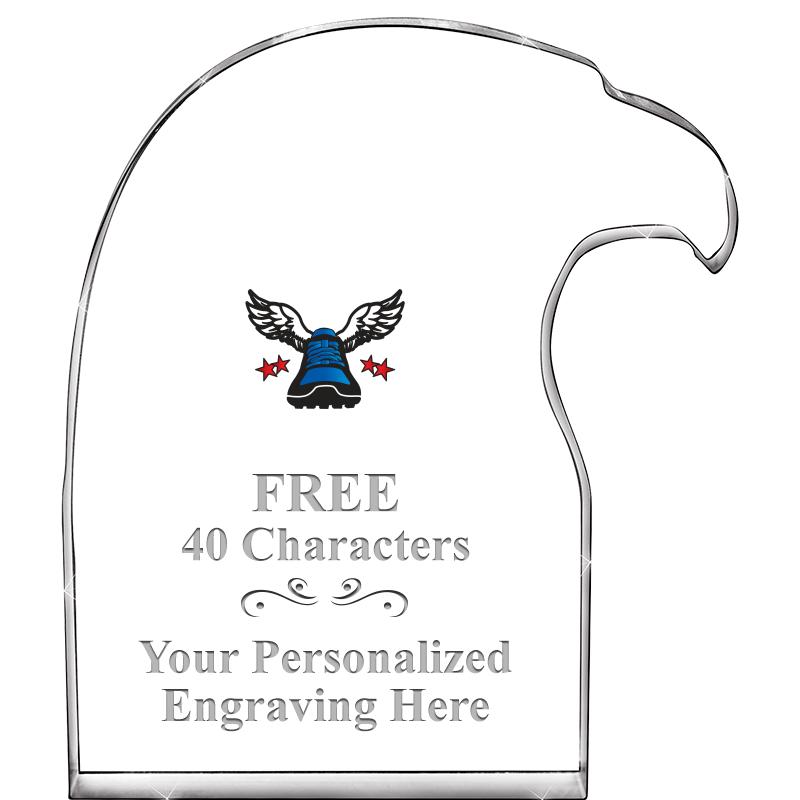 6" EAGLE HEAD ACRYLIC