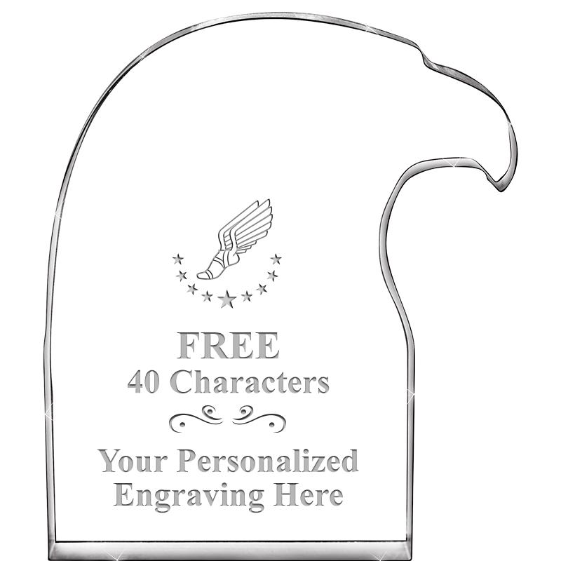 6" EAGLE HEAD ACRYLIC