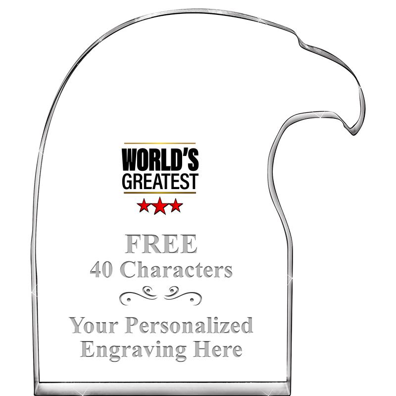 6" EAGLE HEAD ACRYLIC