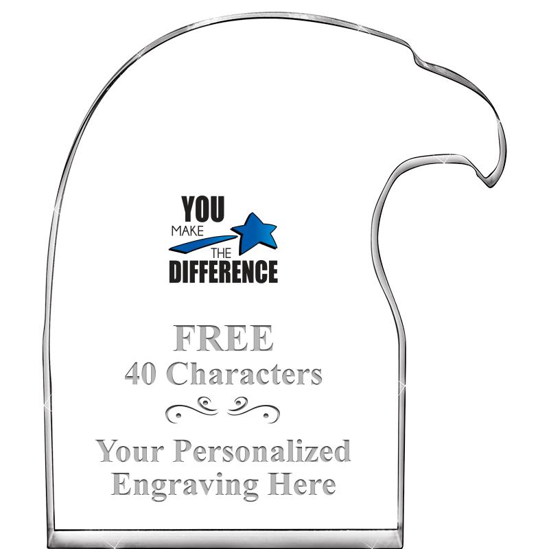 6" EAGLE HEAD ACRYLIC