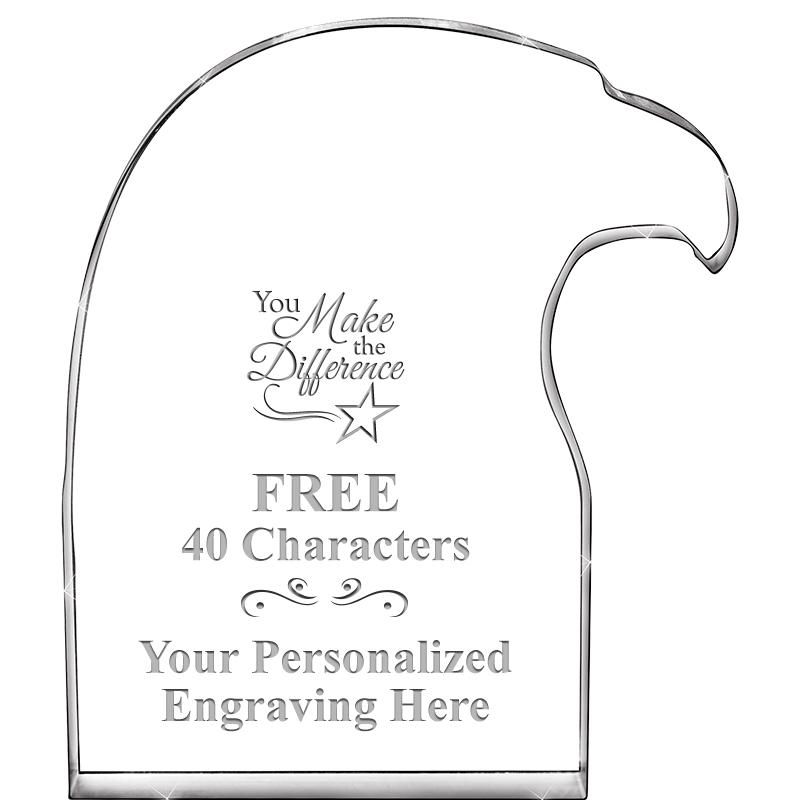 6" EAGLE HEAD ACRYLIC