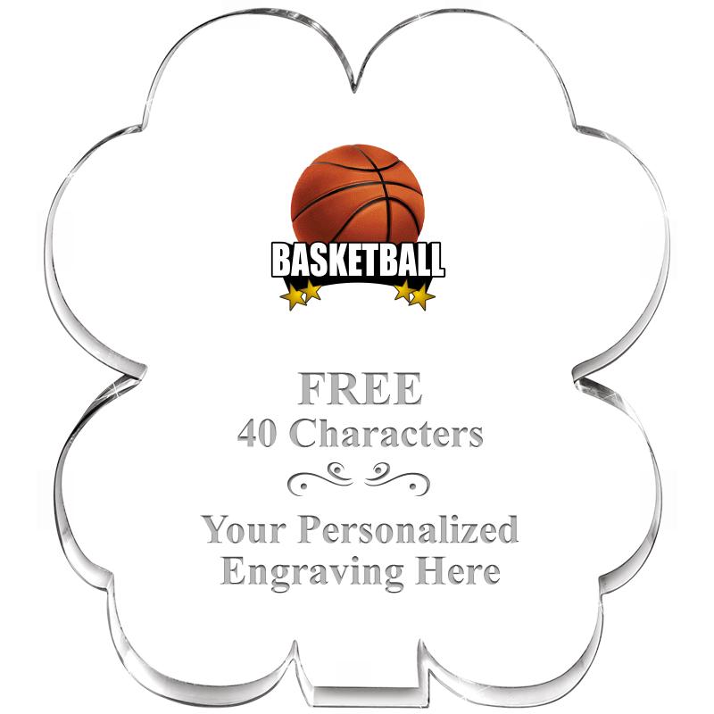 6" 4 LEAF CLOVER ACRYLIC