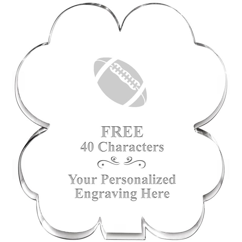 6" 4 LEAF CLOVER ACRYLIC