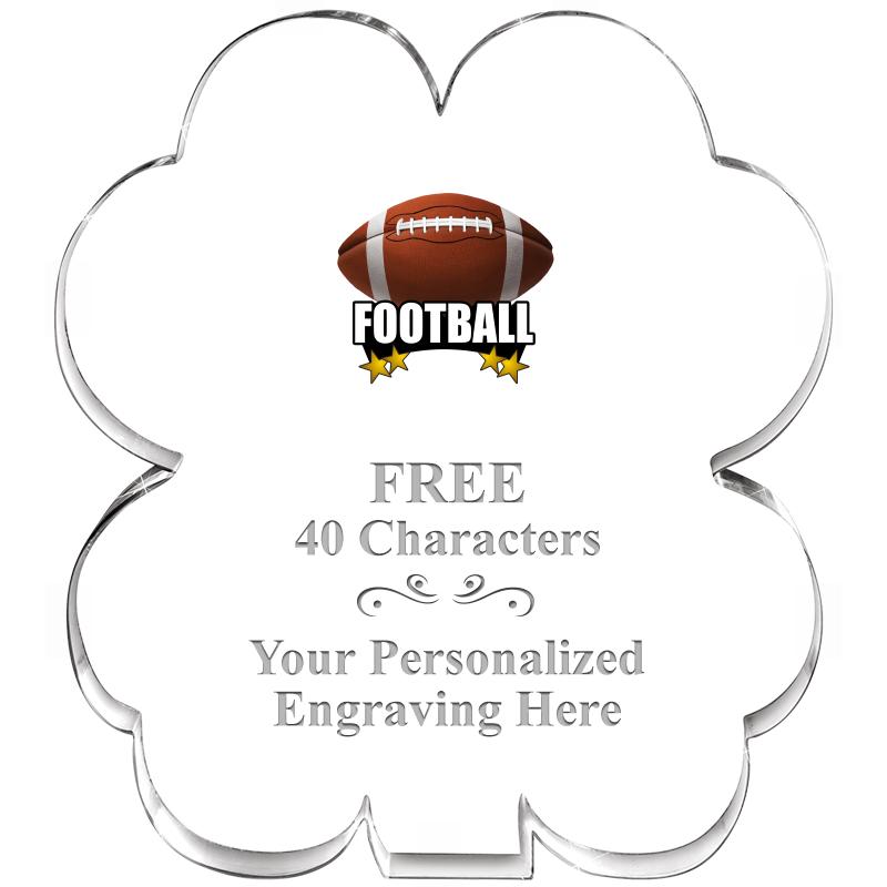 6" 4 LEAF CLOVER ACRYLIC