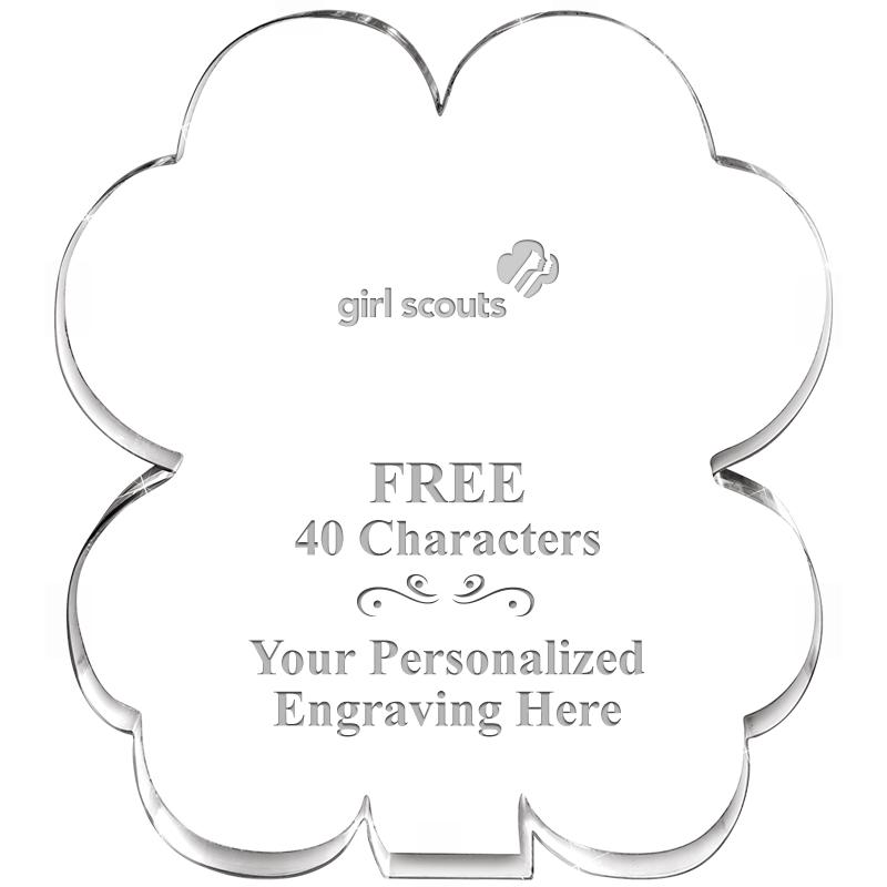 6" 4 LEAF CLOVER ACRYLIC