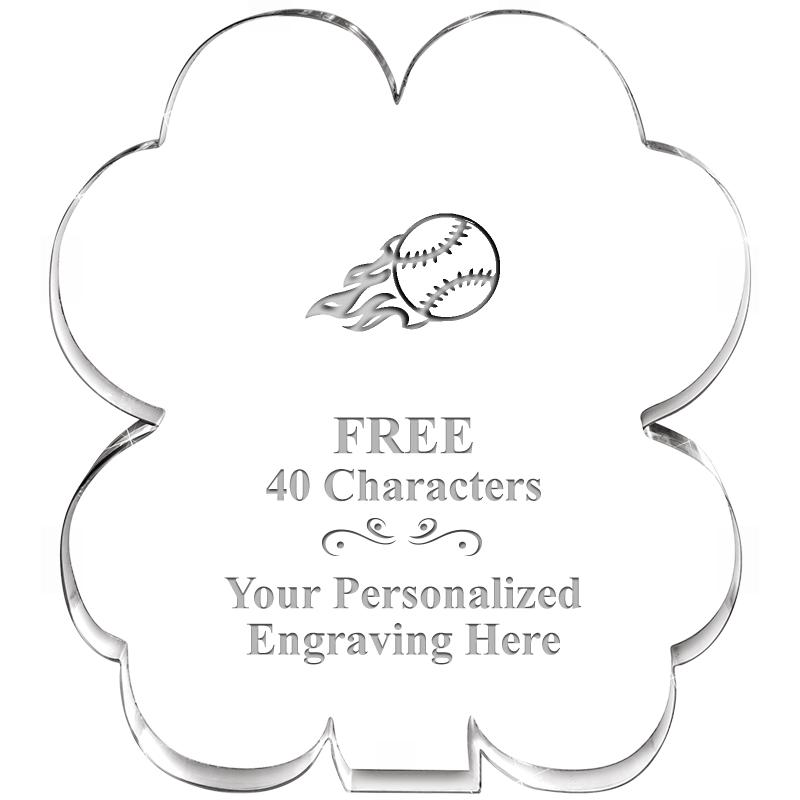 6" 4 LEAF CLOVER ACRYLIC