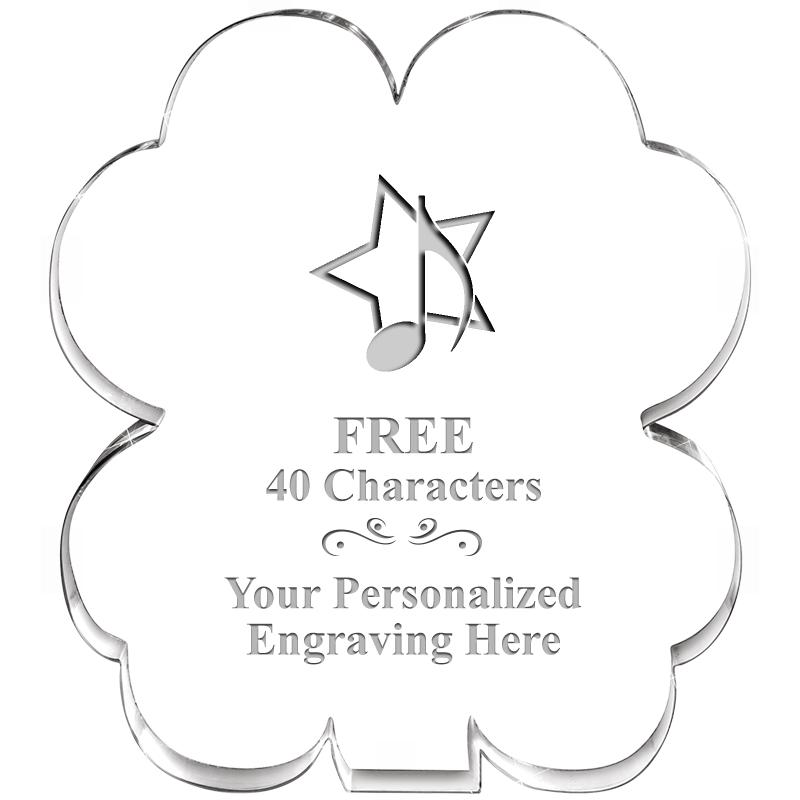 6" 4 LEAF CLOVER ACRYLIC