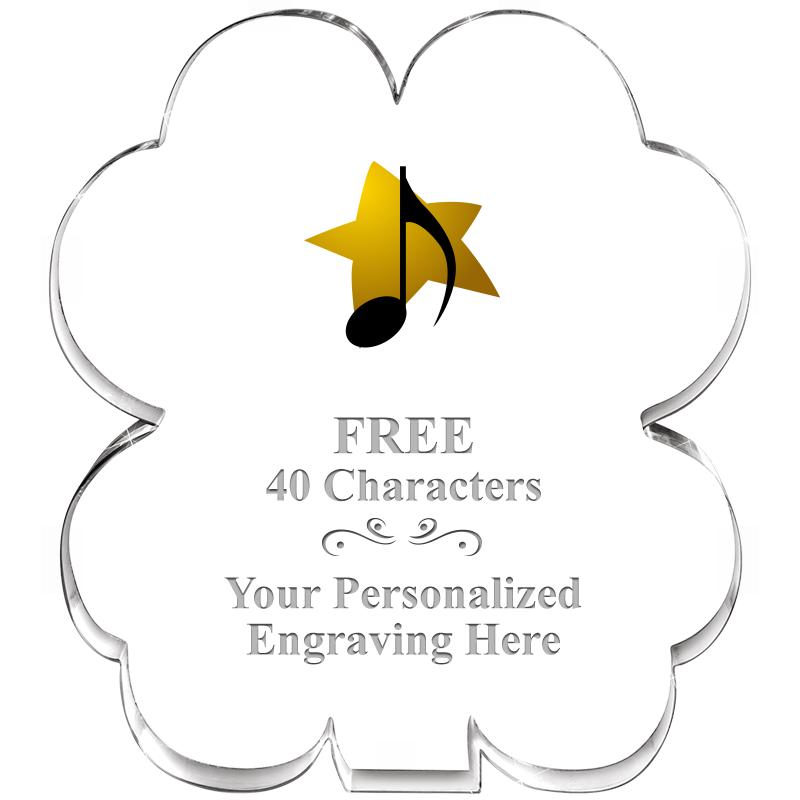 6" 4 LEAF CLOVER ACRYLIC