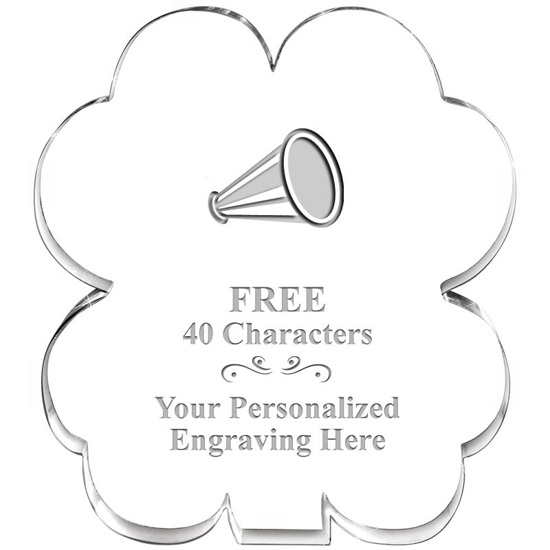 6" 4 LEAF CLOVER ACRYLIC