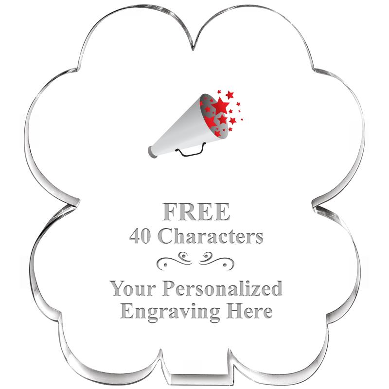 6" 4 LEAF CLOVER ACRYLIC