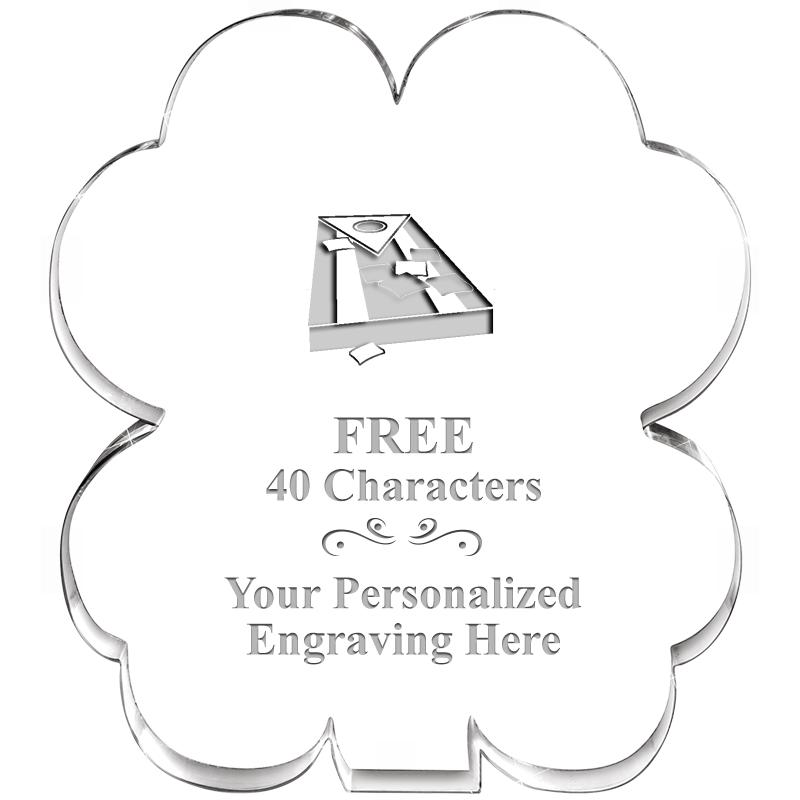 6" 4 LEAF CLOVER ACRYLIC