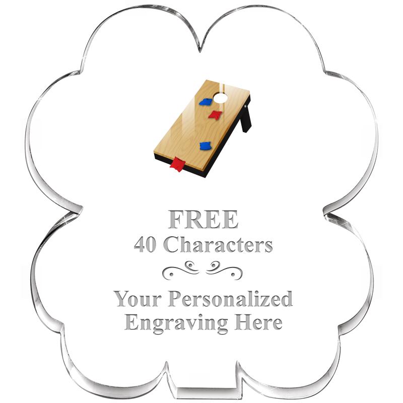 6" 4 LEAF CLOVER ACRYLIC